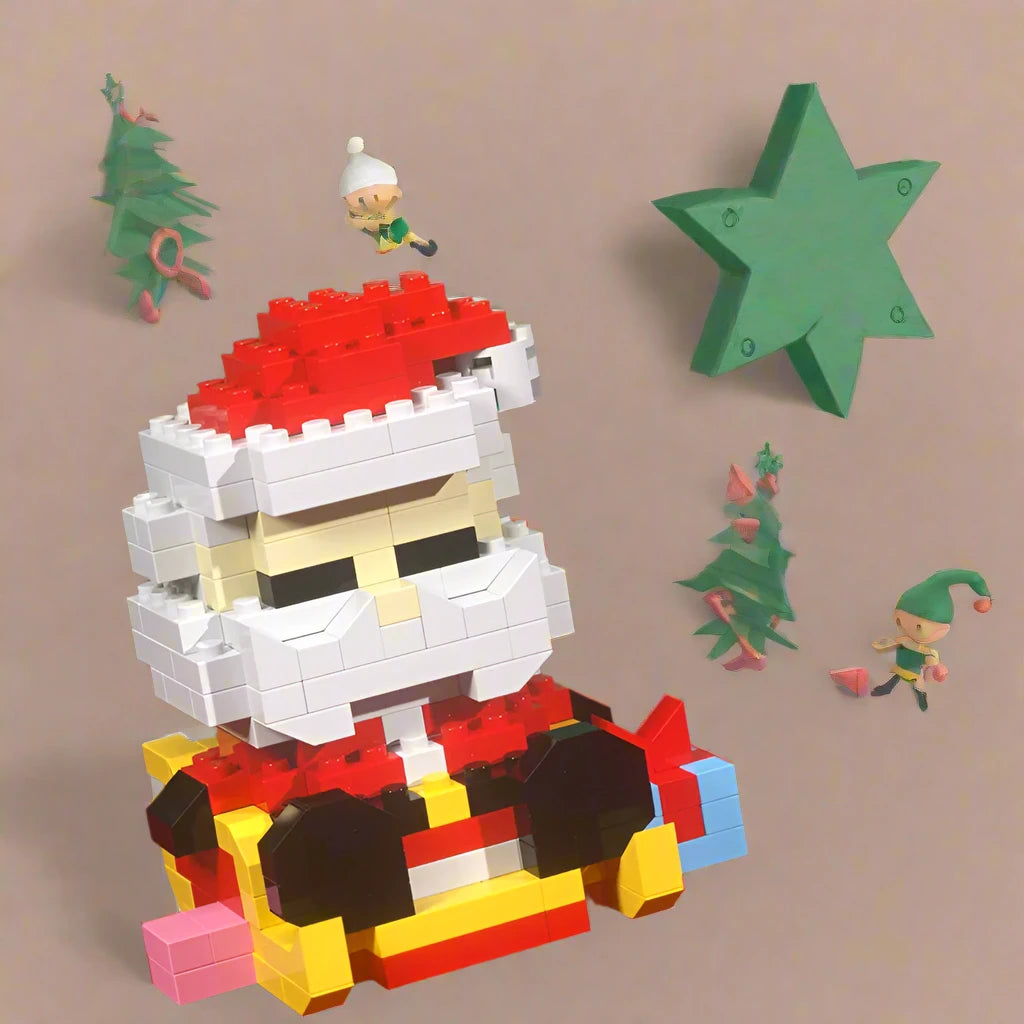 Clause Christmas Mini Building Blocks Sets Santa