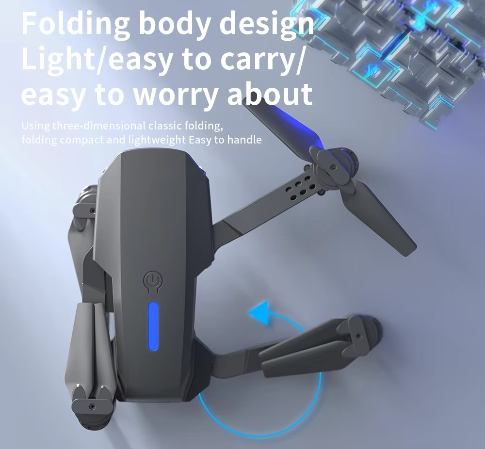 E Foldable Quadcopter Drone with Camera