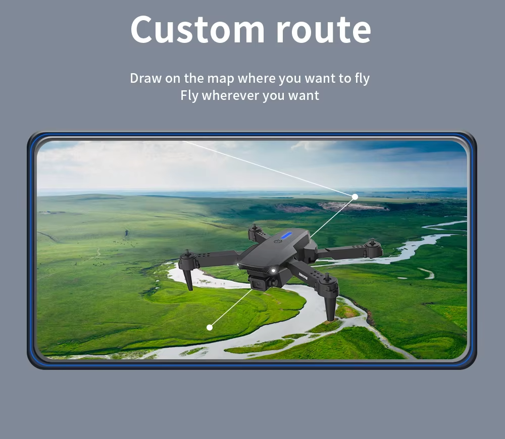 E Foldable Quadcopter Drone with Camera