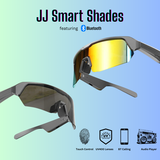 Gafas de sol inteligentes JJ de 152 mm con audio por Bluetooth