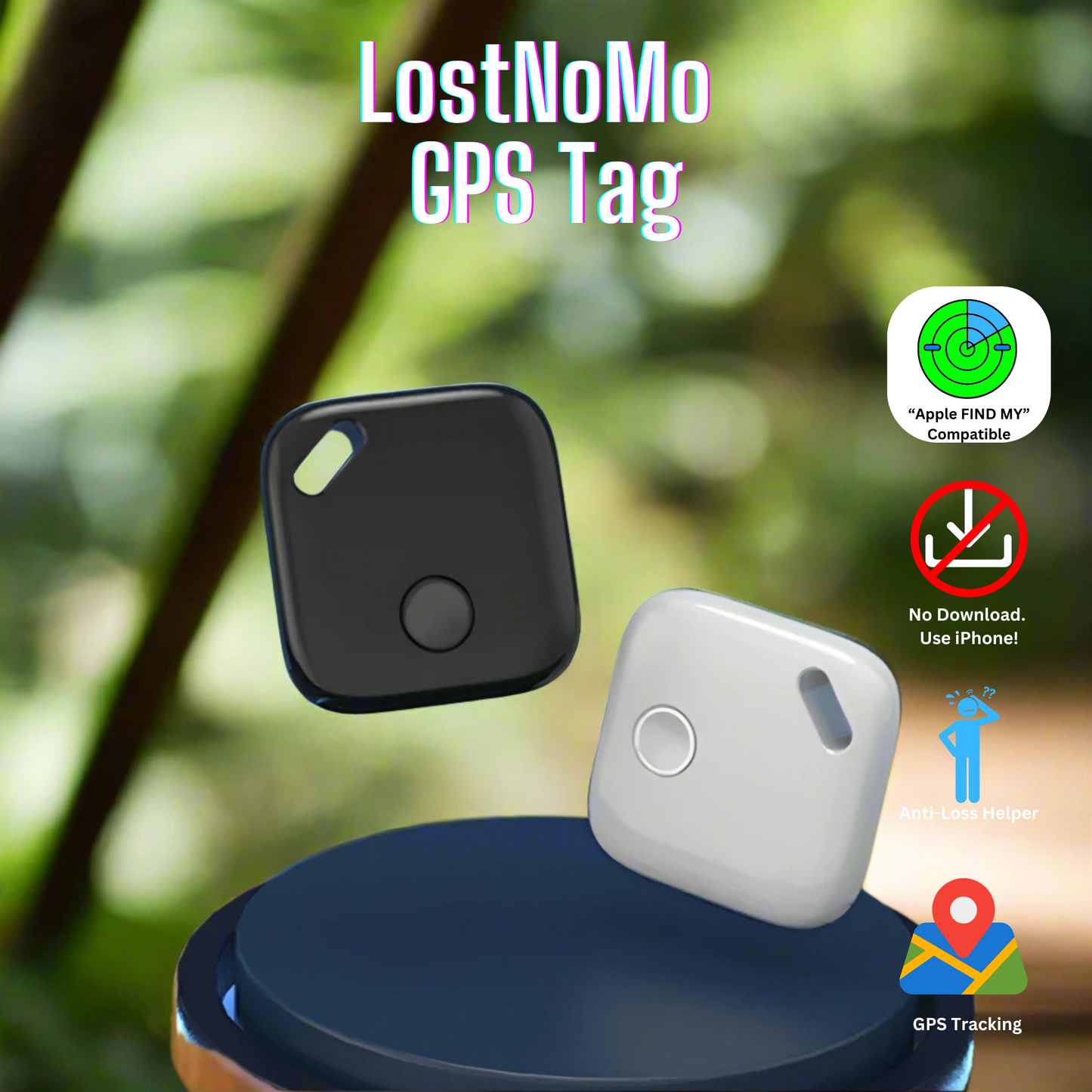 LostNoMo GPS Tag | iOS Only