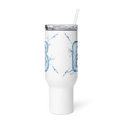 Drip Letter Monogrammed "B" Tumbler 40oz