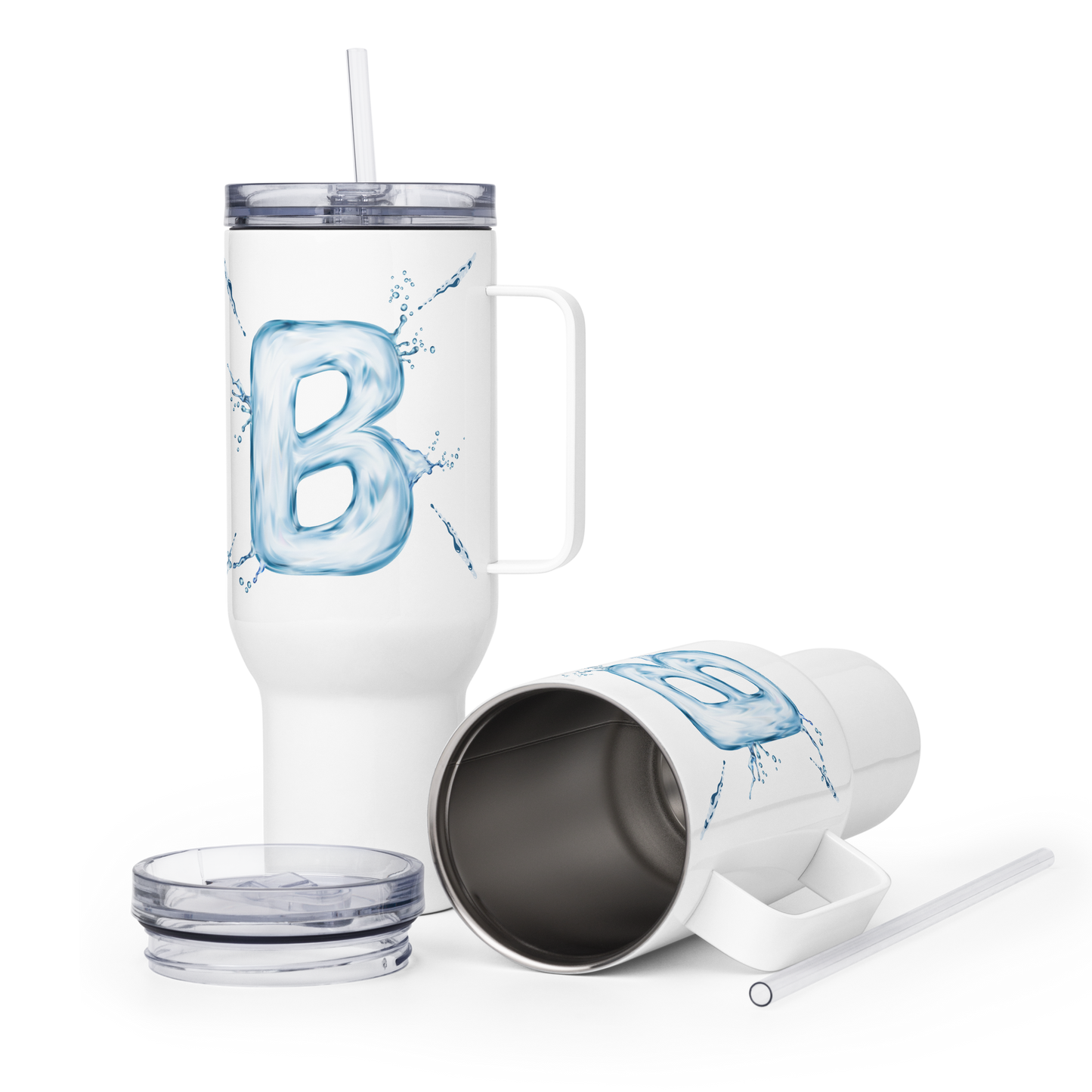 Drip Letter Monogrammed "B" Tumbler 40oz