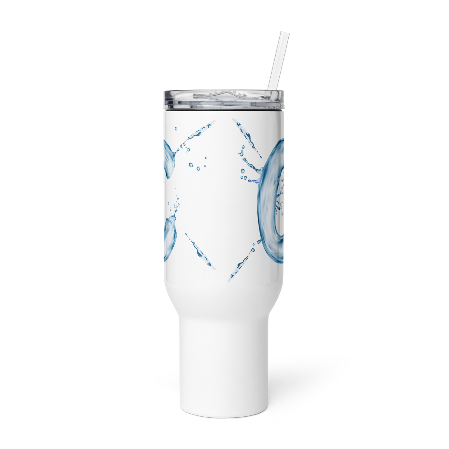 Vaso monogramado con letra Drip "C" de 40 oz