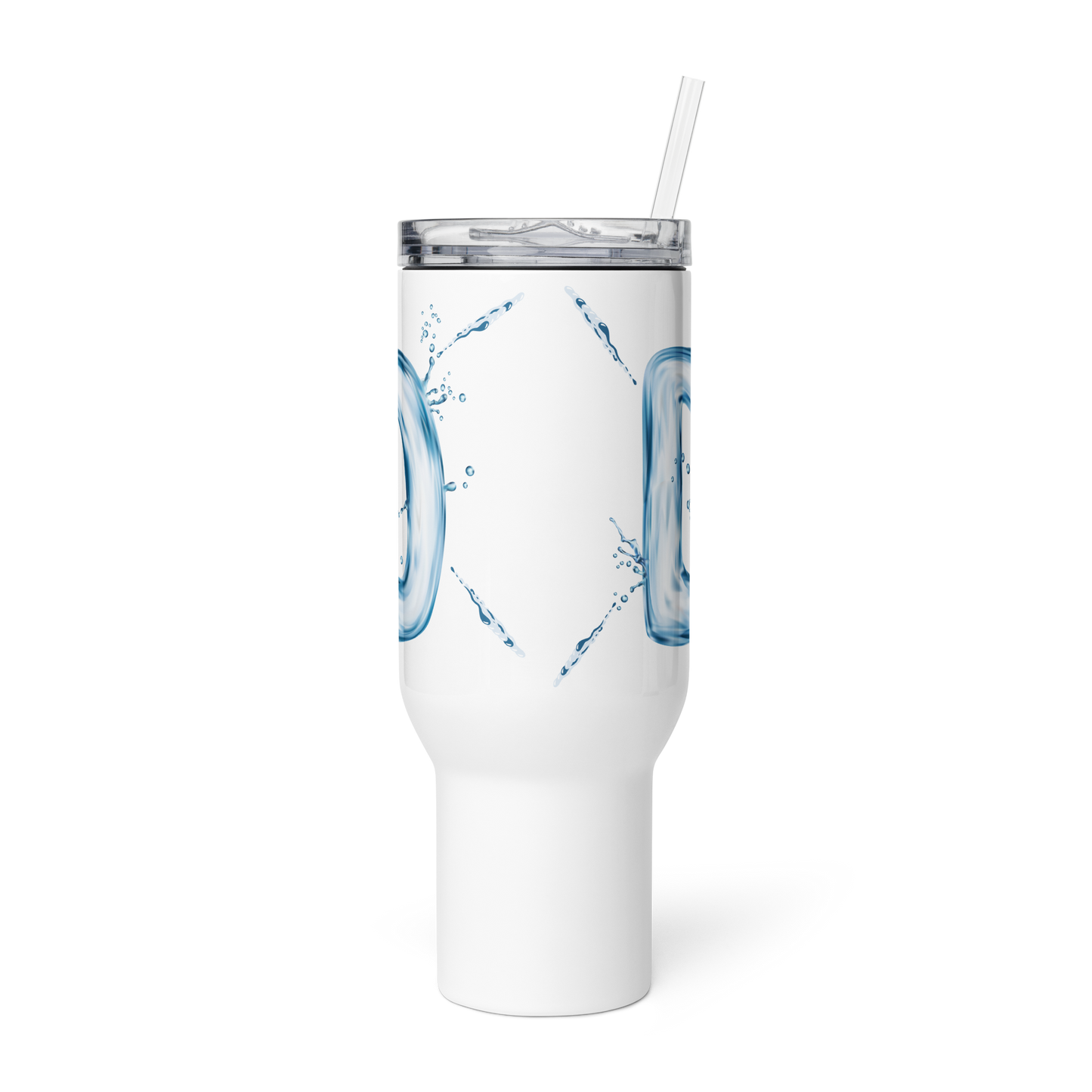 Drip Letter Monogrammed "D" Tumbler 40oz