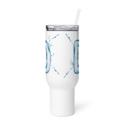 Drip Letter Monogrammed "D" Tumbler 40oz