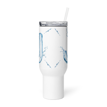 Drip Letter Monogrammed "J" Tumbler 40oz