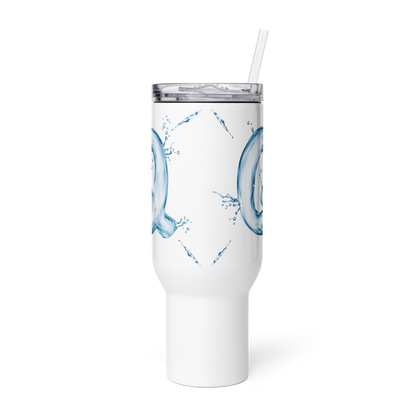 Drip Letter Monogrammed "Q" Tumbler 40oz