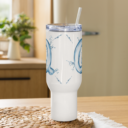 Drip Letter Monogrammed "Q" Tumbler 40oz