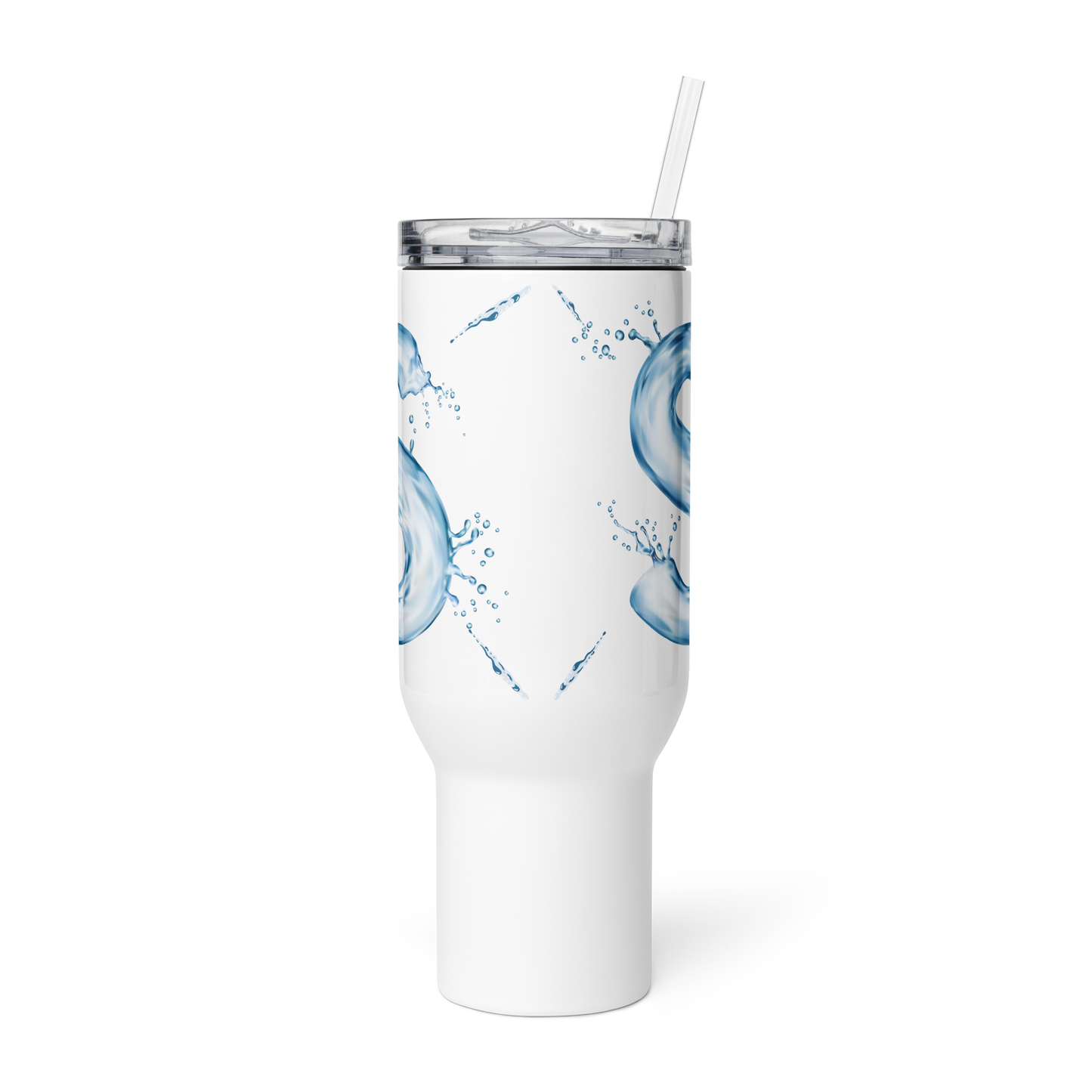 Drip Letter Monogrammed "S" Tumbler 40oz