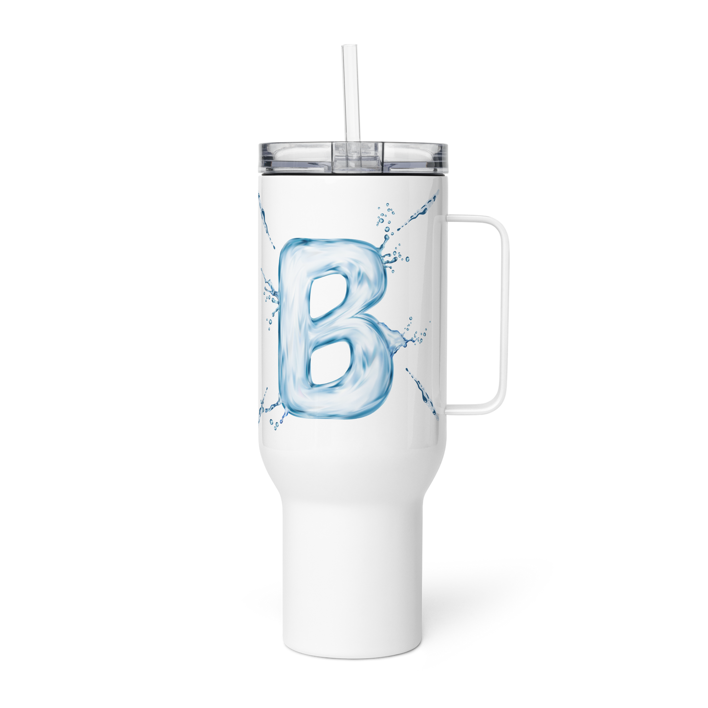 Drip Letter Monogrammed "B" Tumbler 40oz