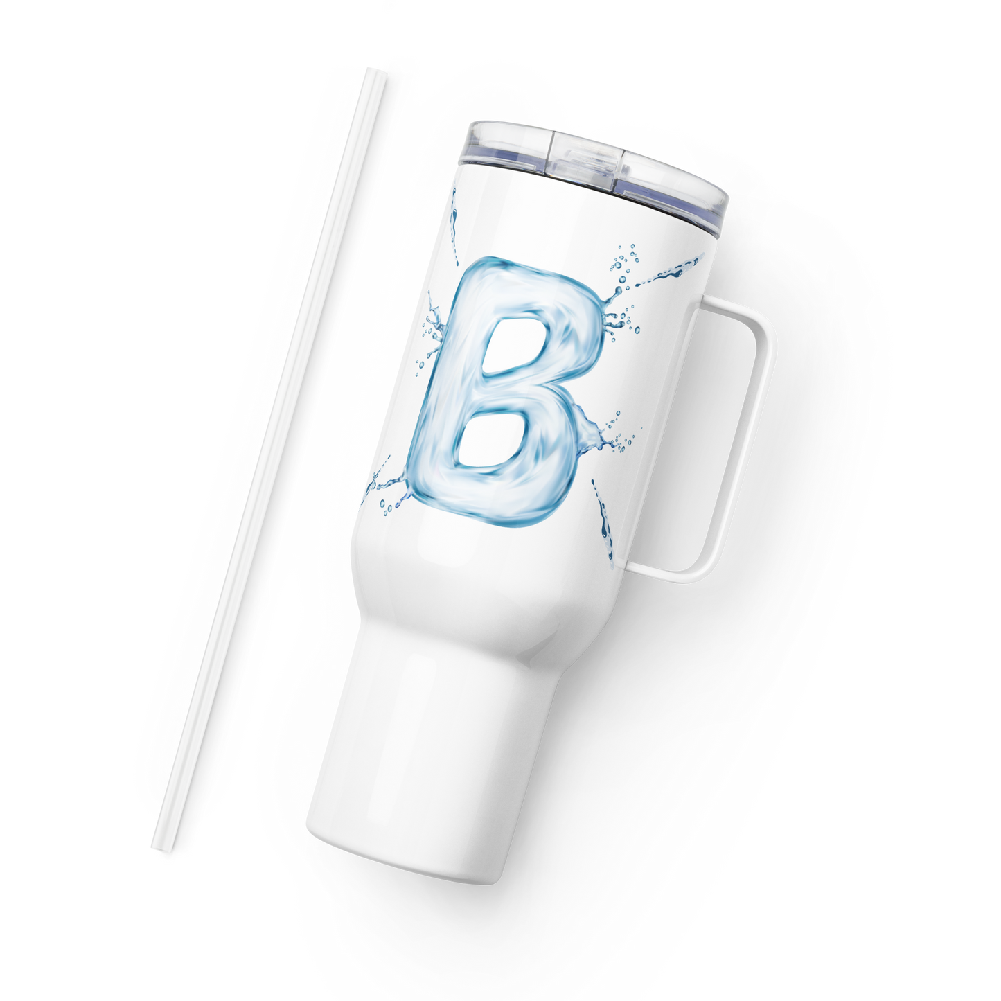 Drip Letter Monogrammed "B" Tumbler 40oz