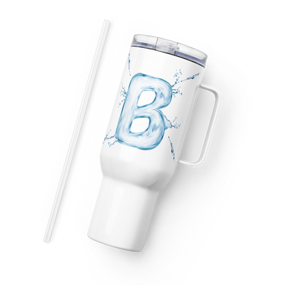 Drip Letter Monogrammed "B" Tumbler 40oz