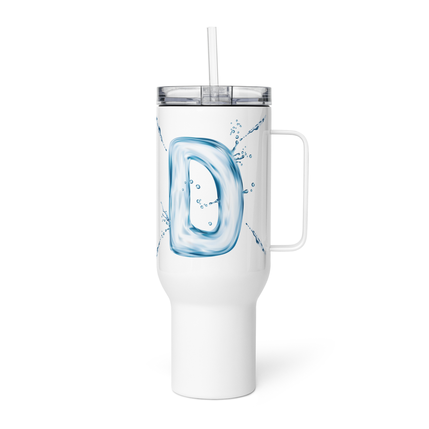 Drip Letter Monogrammed "D" Tumbler 40oz