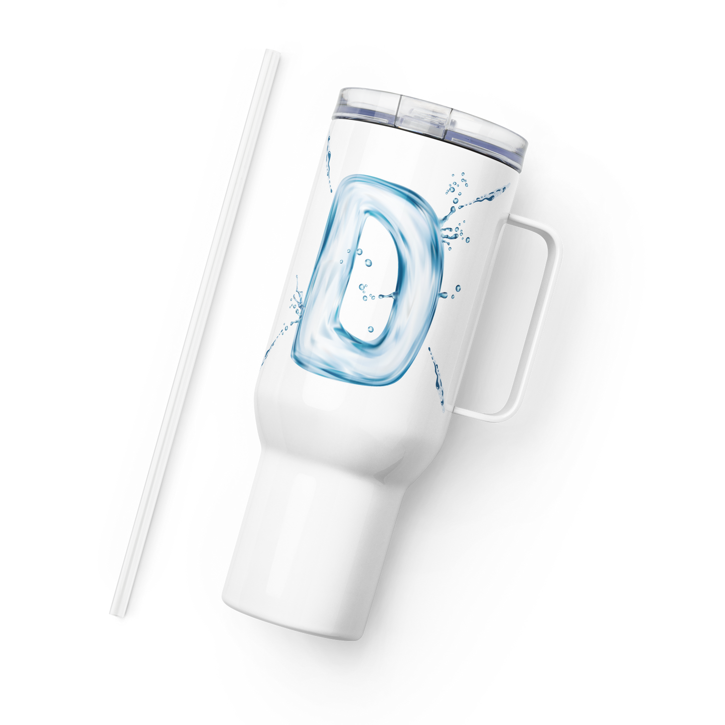 Drip Letter Monogrammed "D" Tumbler 40oz