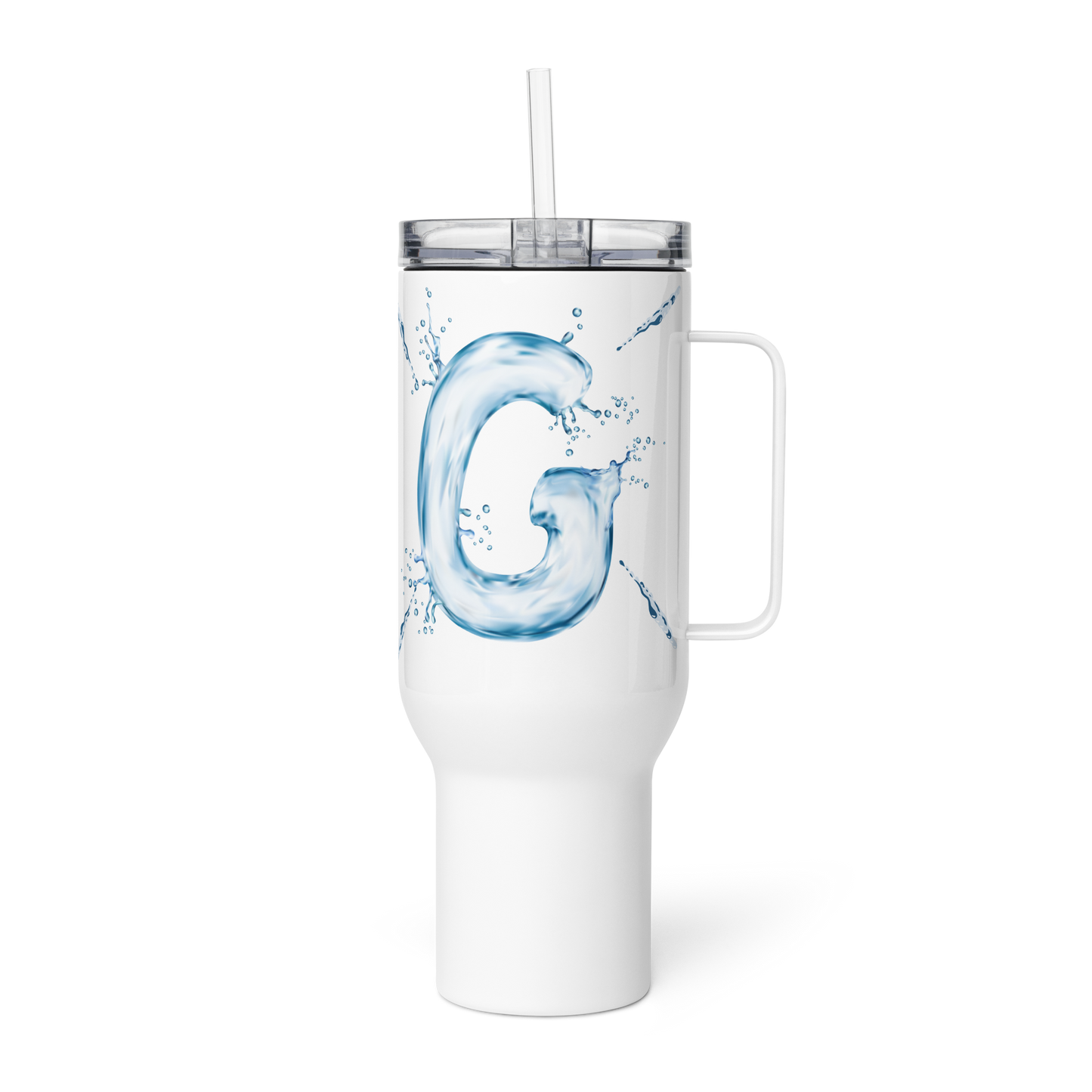 Drip Letter Monogrammed "G" Tumbler 40oz