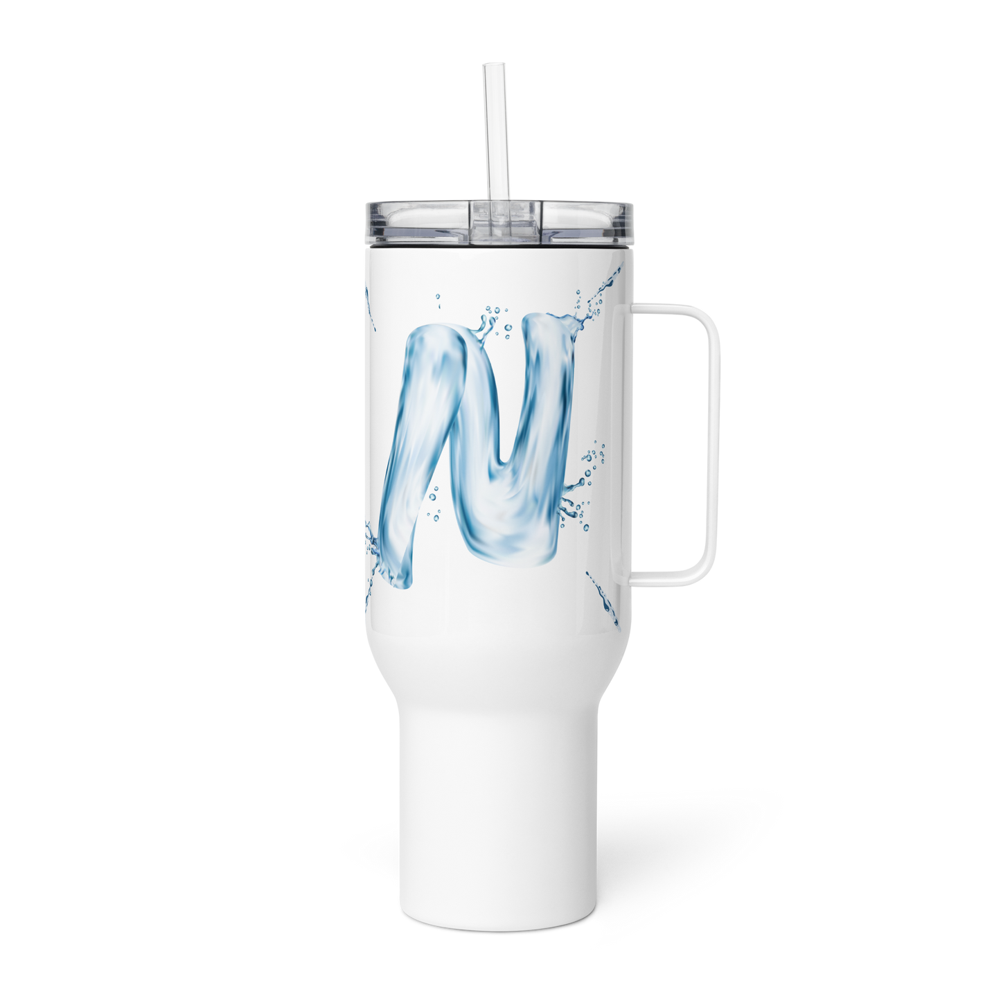 Drip Letter Monogrammed "N" Tumbler 40oz