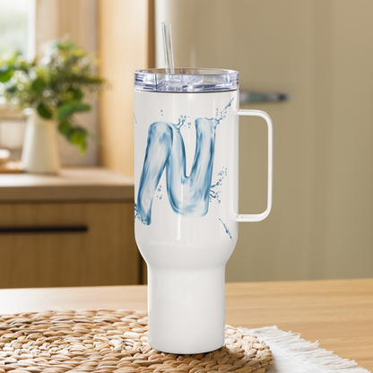 Drip Letter Monogrammed "N" Tumbler 40oz