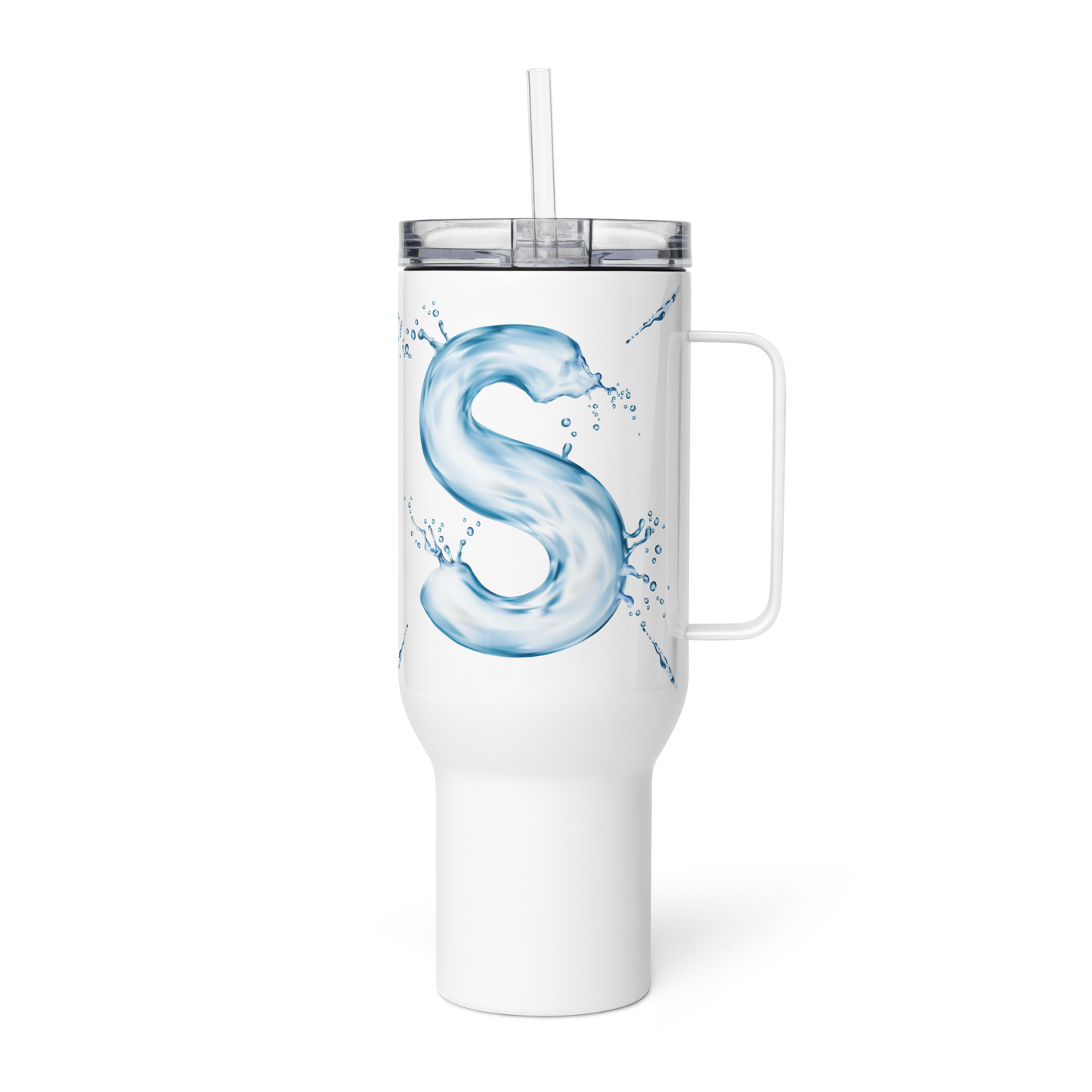 Drip Letter Monogrammed "S" Tumbler 40oz