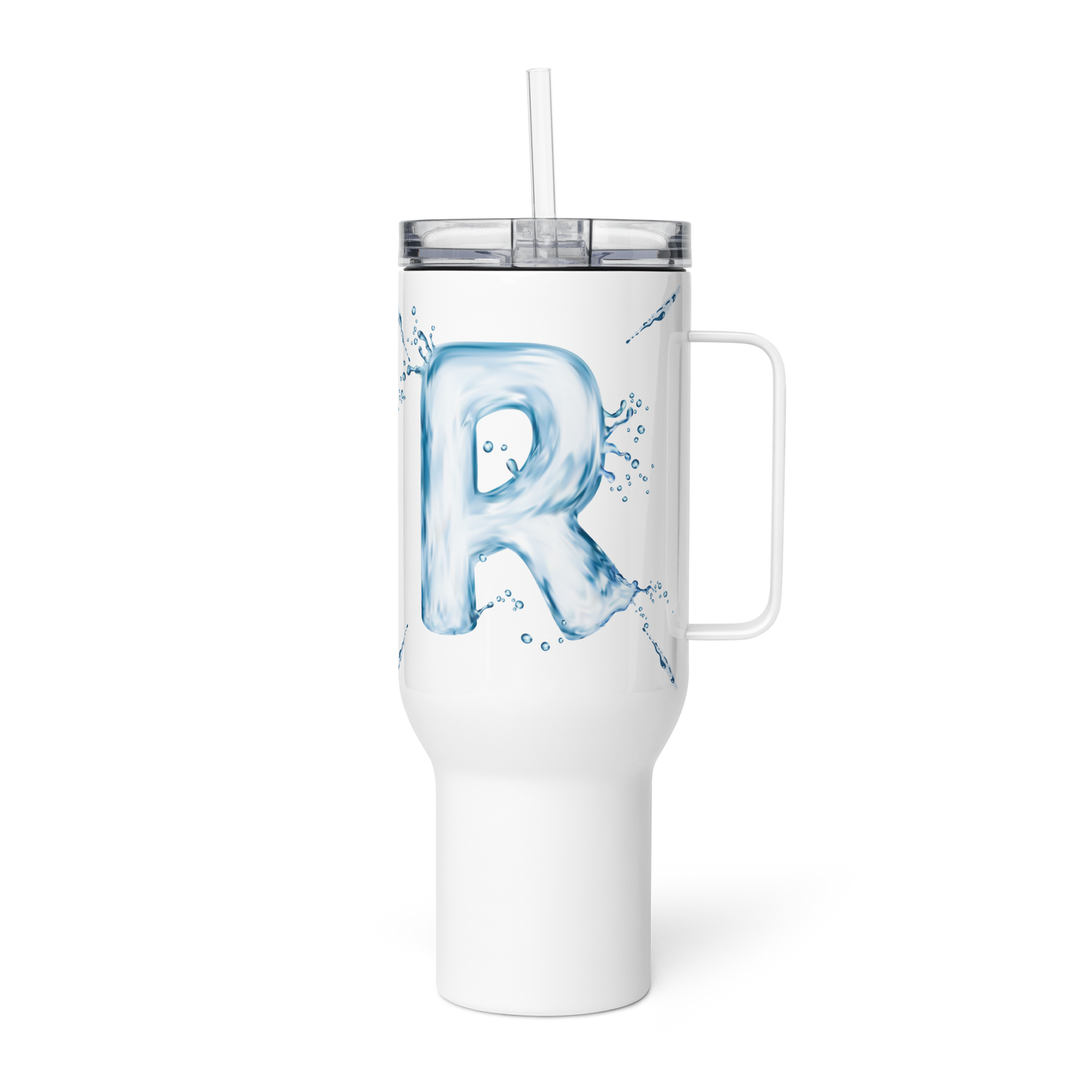 Drip Letter Monogrammed "R" Tumbler 40oz