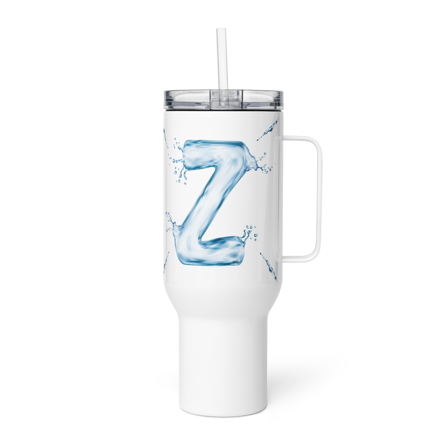 Vaso monogramado con letra Drip "Z" de 40 oz