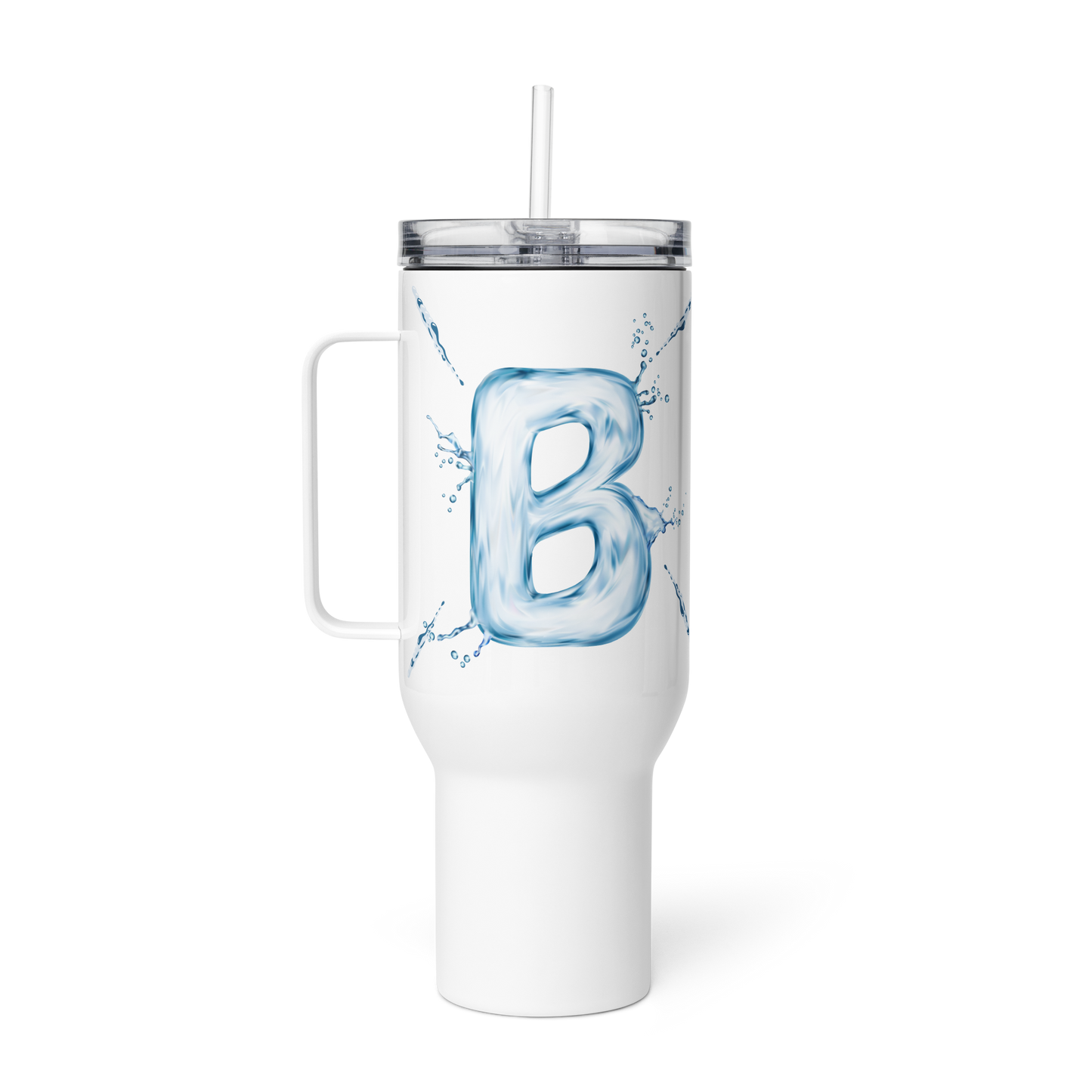 Drip Letter Monogrammed "B" Tumbler 40oz