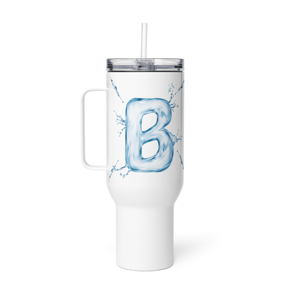 Drip Letter Monogrammed "B" Tumbler 40oz