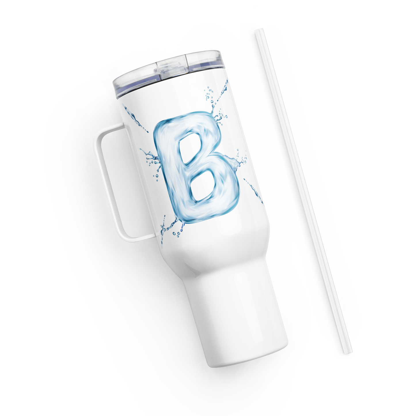 Drip Letter Monogrammed "B" Tumbler 40oz