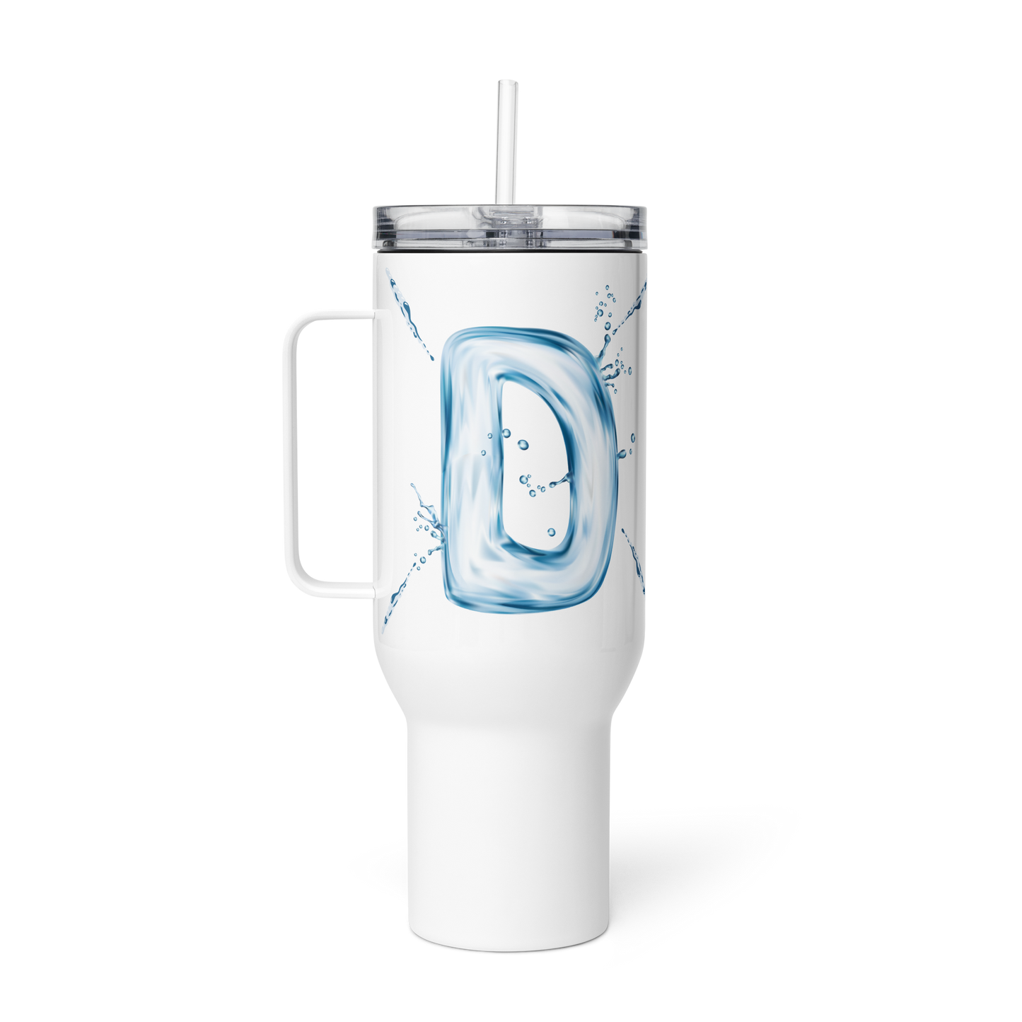 Drip Letter Monogrammed "D" Tumbler 40oz