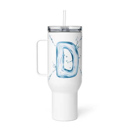 Drip Letter Monogrammed "D" Tumbler 40oz