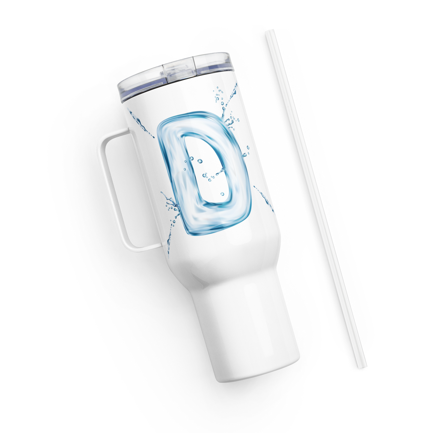 Drip Letter Monogrammed "D" Tumbler 40oz