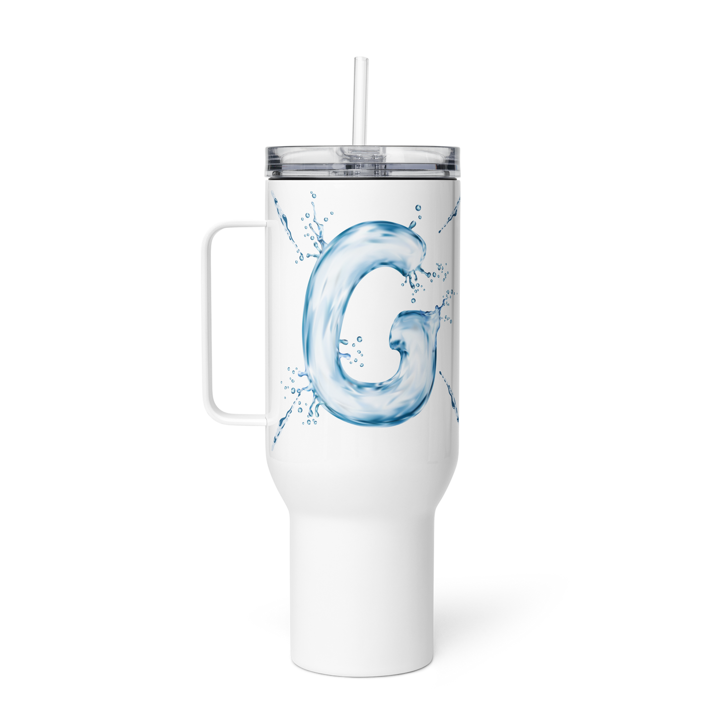 Drip Letter Monogrammed "G" Tumbler 40oz