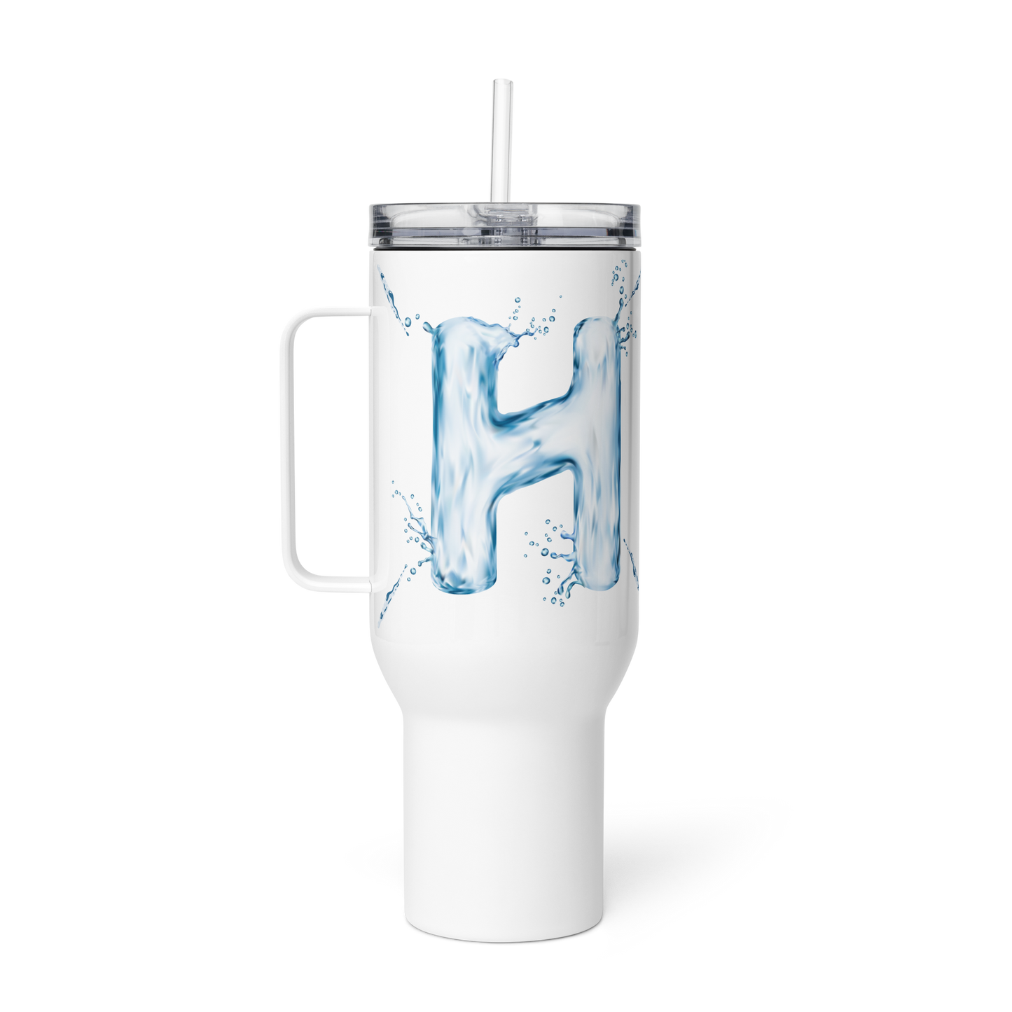 Drip Letter Monogrammed "H" Tumbler 40oz