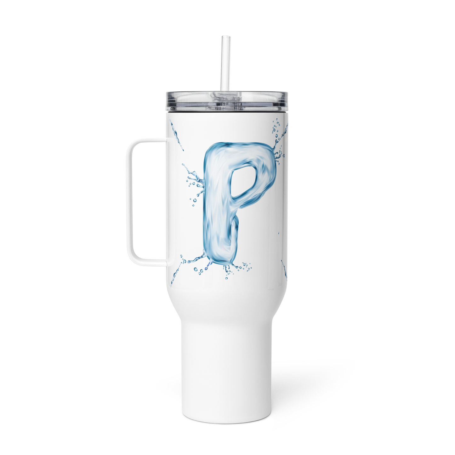 Drip Letter Monogrammed "P" Tumbler 40oz