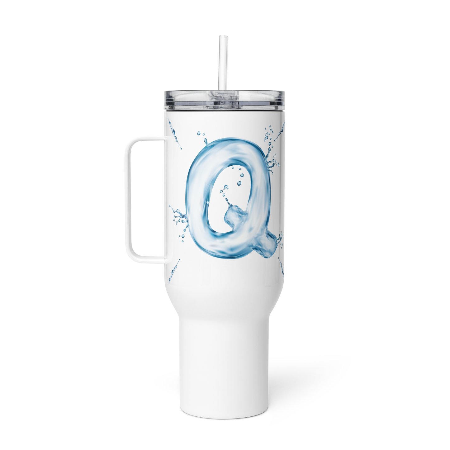 Drip Letter Monogrammed "Q" Tumbler 40oz