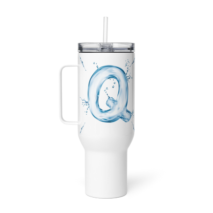 Drip Letter Monogrammed "Q" Tumbler 40oz