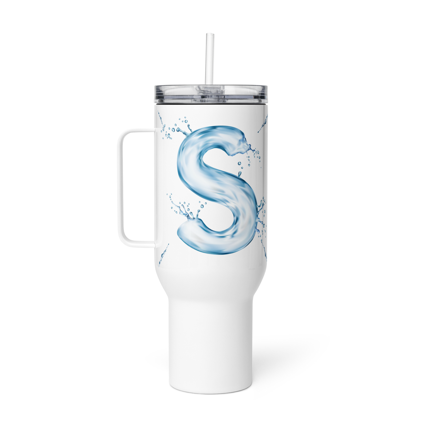 Drip Letter Monogrammed "S" Tumbler 40oz