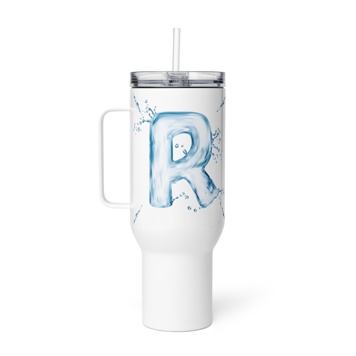 Drip Letter Monogrammed "R" Tumbler 40oz