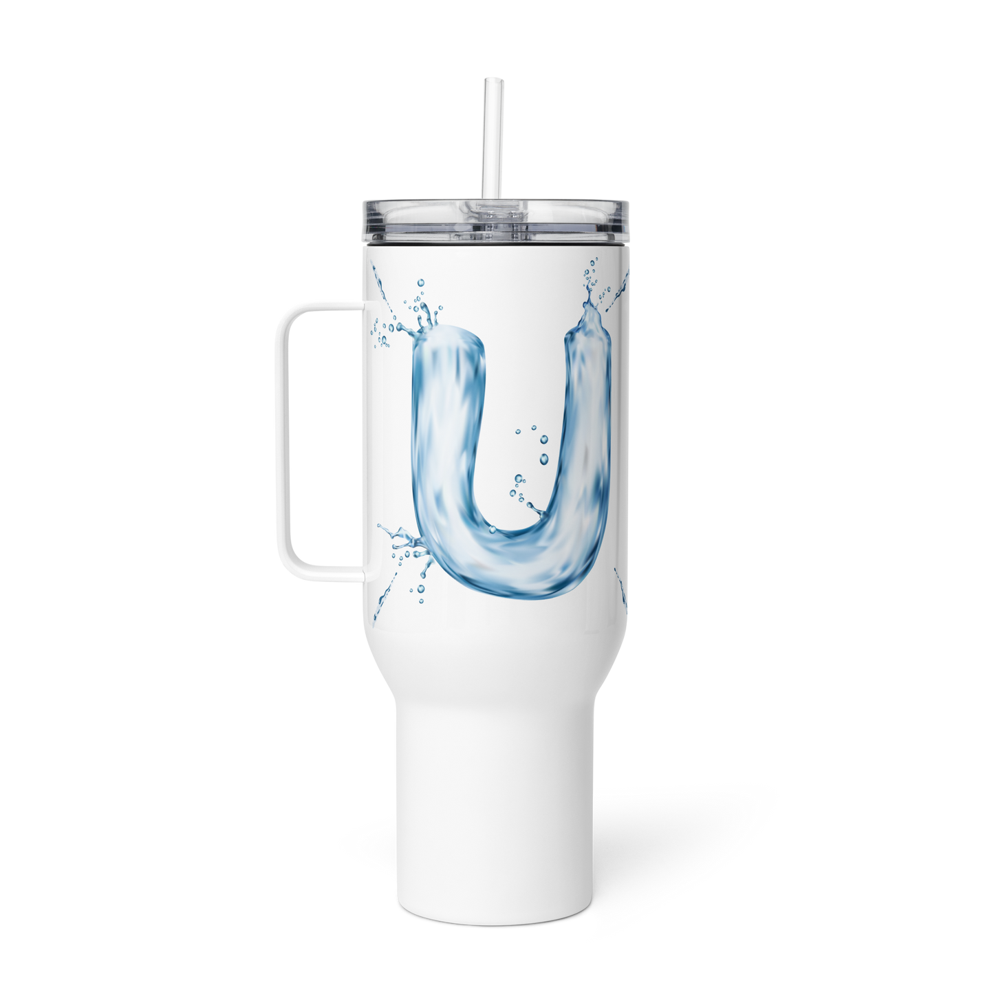 Drip Letter Monogrammed "U" Tumbler 40oz